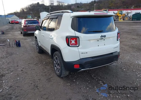 2016 Jeep Renegade Limited из США, поврежденный, VIN ZACCJBDT8GPD60583